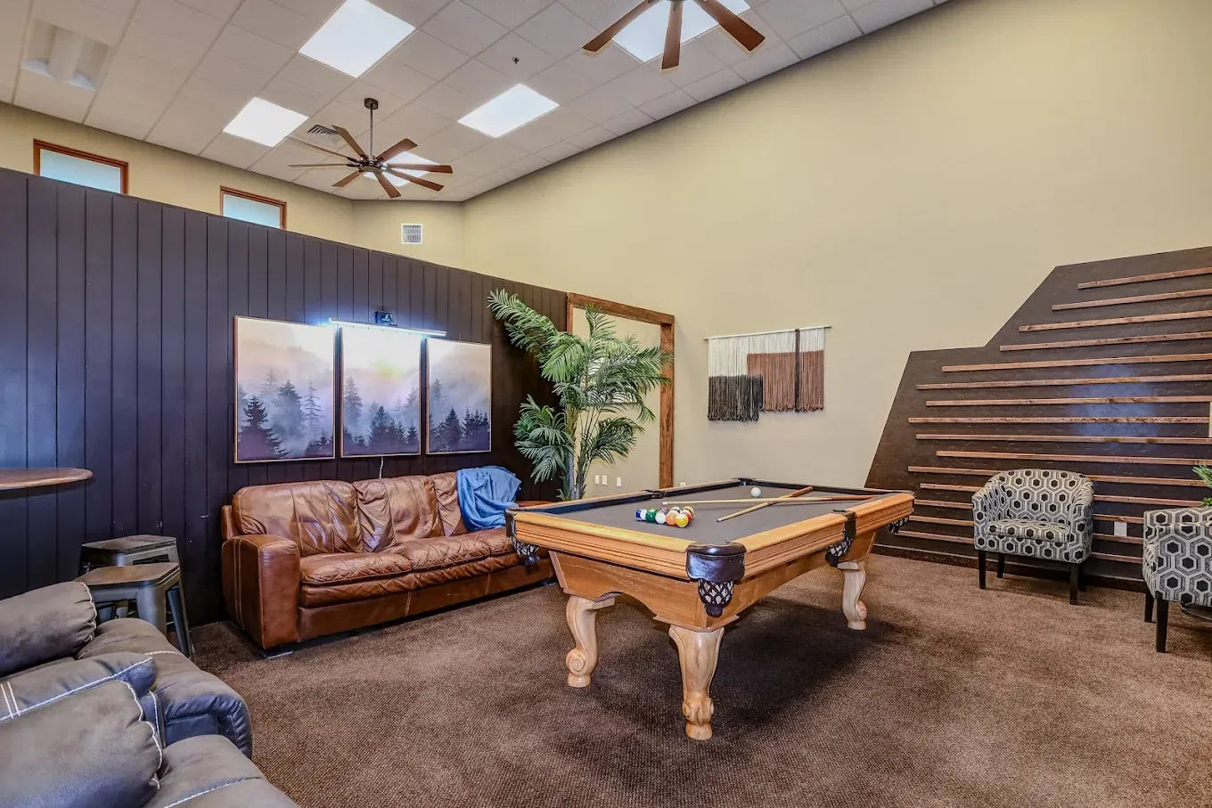 Game room at AnchorPoint