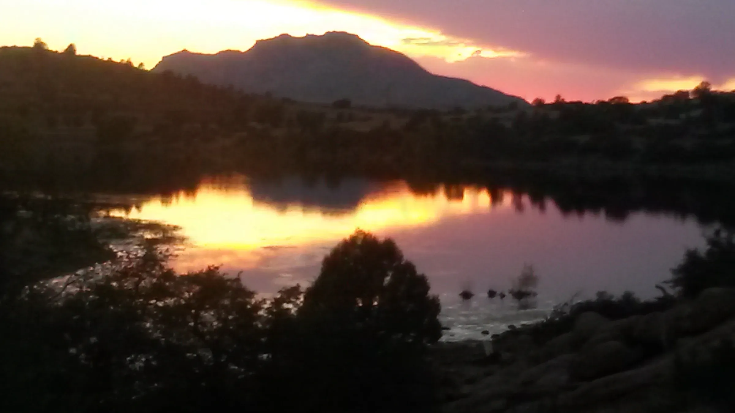 Sunset over the Granite Dells